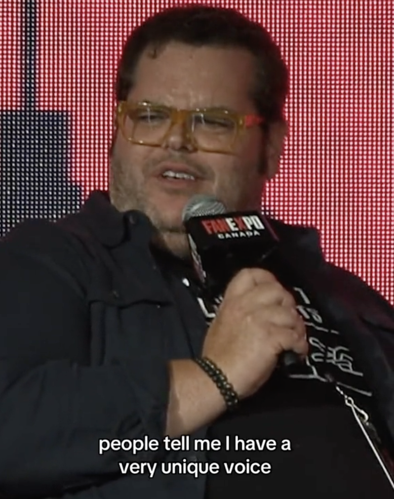 Josh Gad in a TikTok video